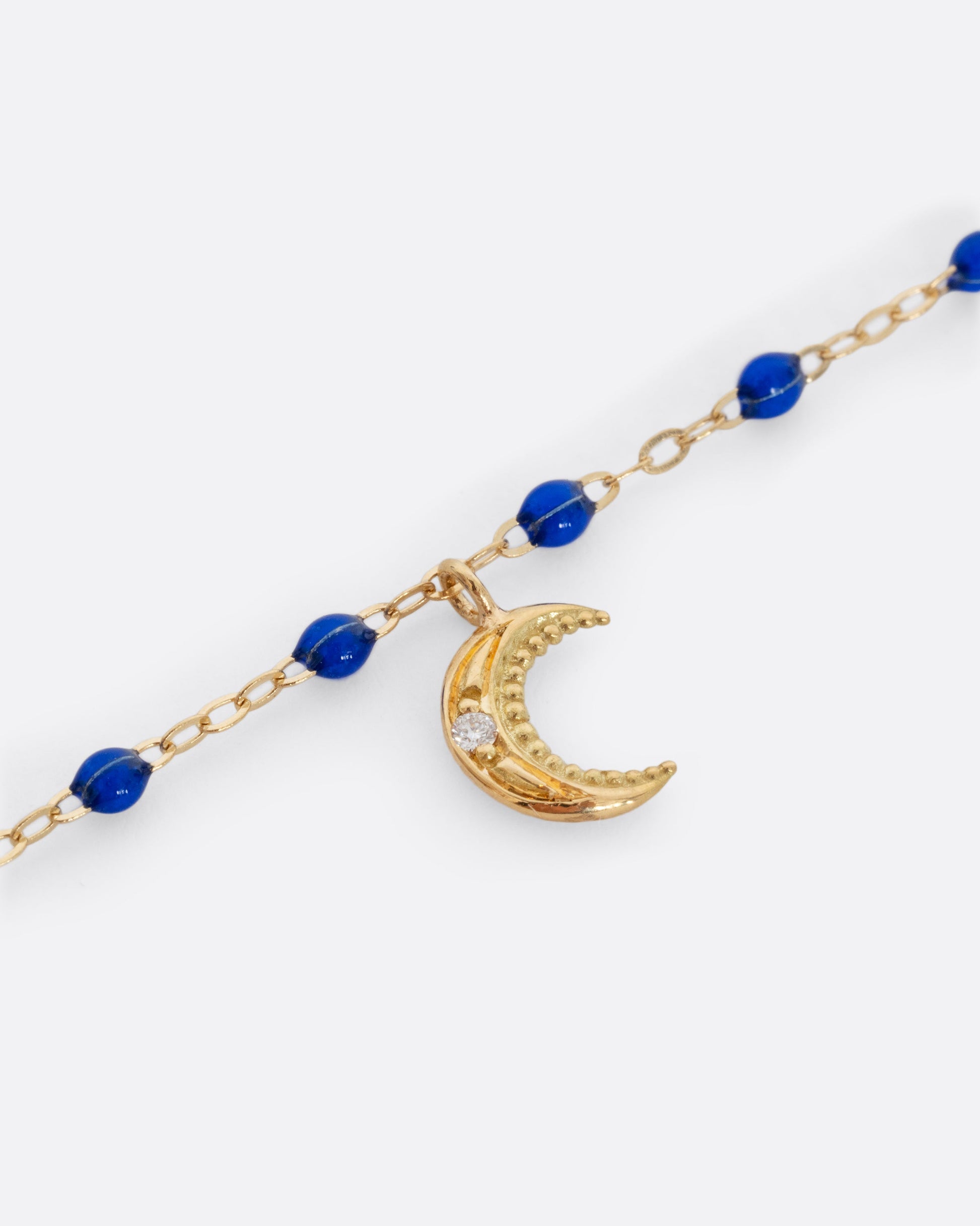 Crescent Moon Charm Bracelet