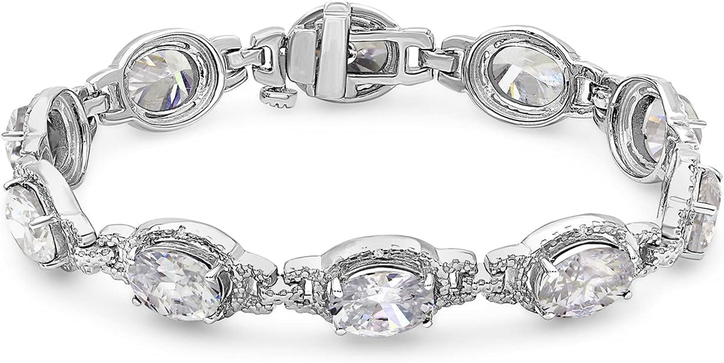 Gemstone Bracelet Sterling Silver - Assorted Gemstone