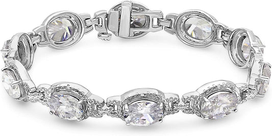 Gemstone Bracelet Sterling Silver - Assorted Gemstone