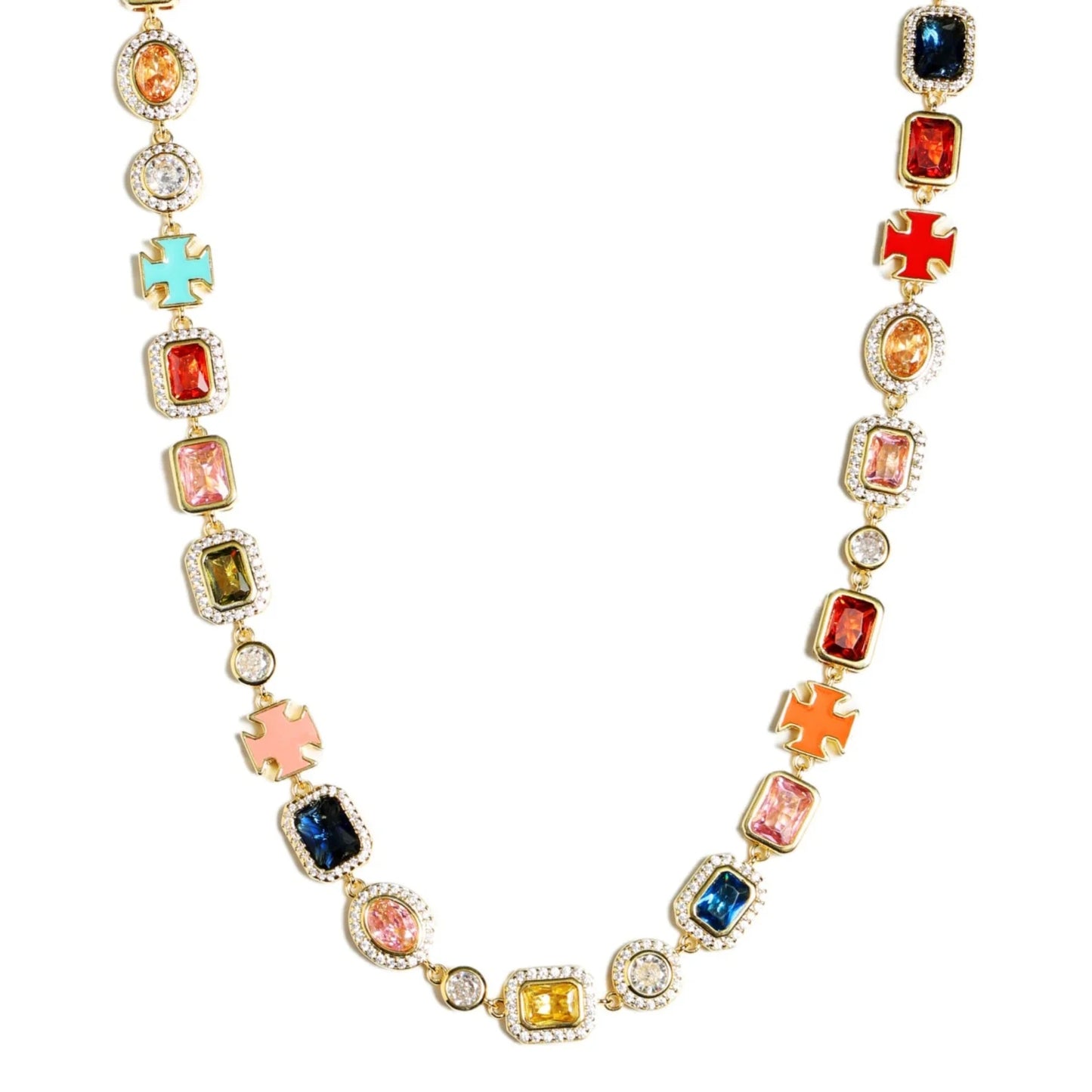 Gold Solstice Bundle (Gemstone Necklace＆ Bracelet)