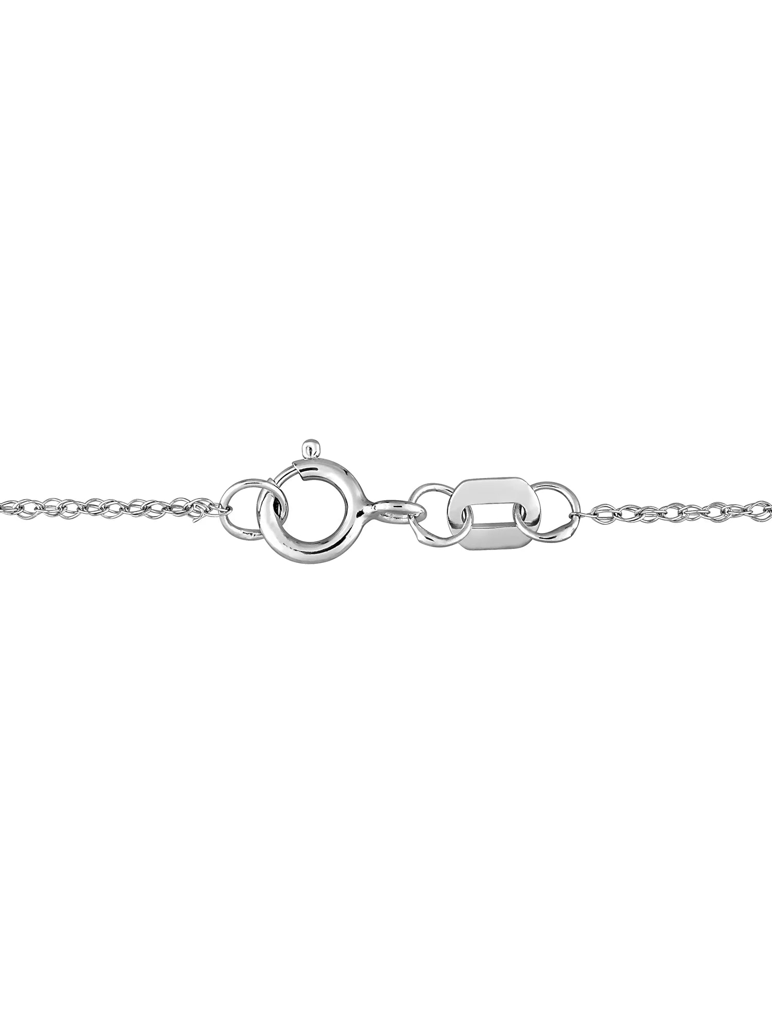 Women'S Topaz 10K White Gold Necklace