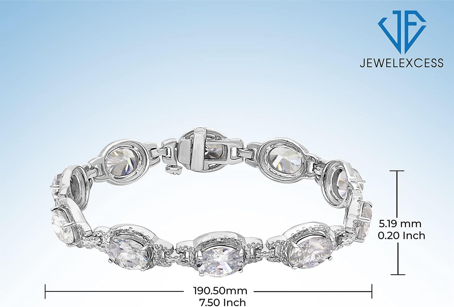 Gemstone Bracelet Sterling Silver - Assorted Gemstone