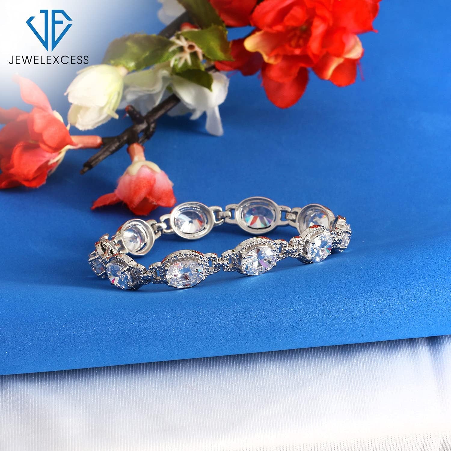 Gemstone Bracelet Sterling Silver - Assorted Gemstone