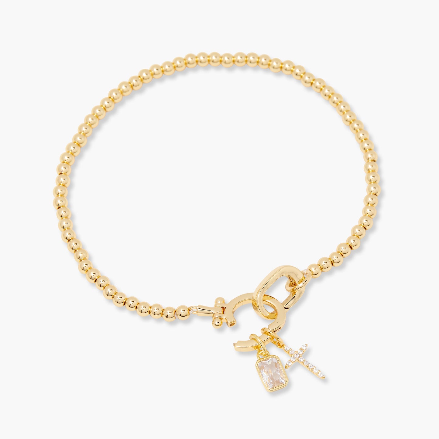 Josephine Cross Birthstone Bracelet