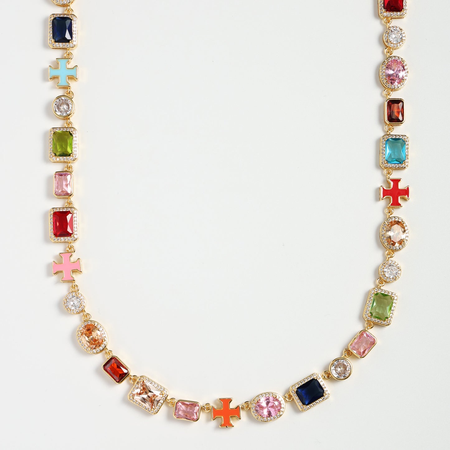 Gold Solstice Bundle (Gemstone Necklace＆ Bracelet)