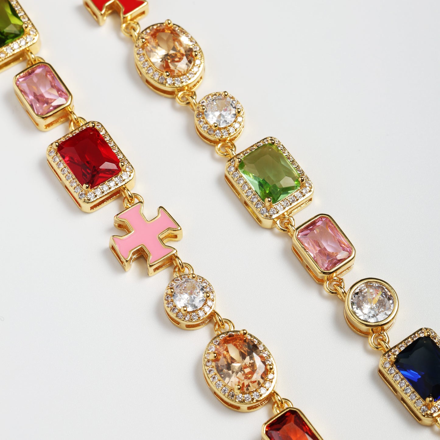 Gold Solstice Bundle (Gemstone Necklace＆ Bracelet)