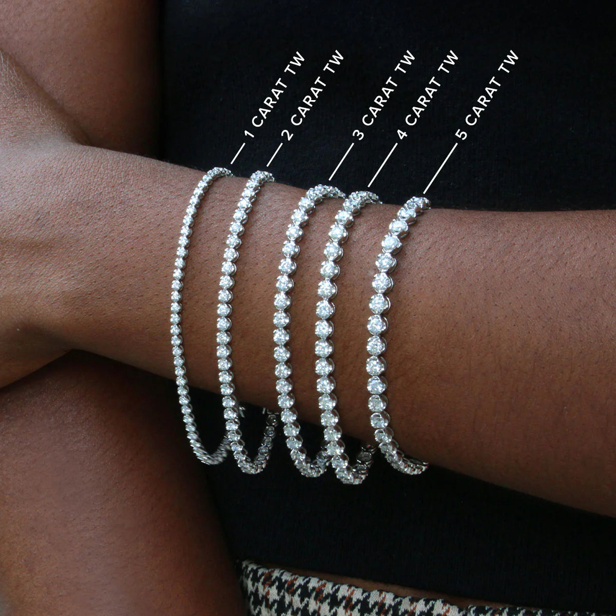 Endless Diamond Tennis Bracelet 1Ct