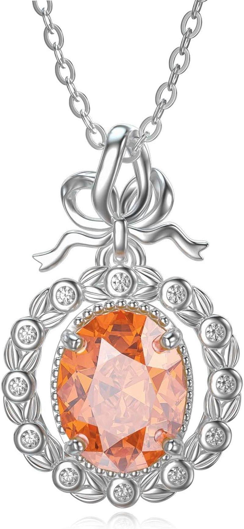 14K Gold Pendant Necklaces for Women Yellow & White Gold Jewelry Present for Wife Girlfriend Mother (Style14)