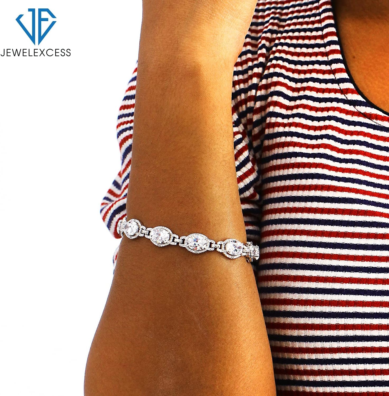 Gemstone Bracelet Sterling Silver - Assorted Gemstone