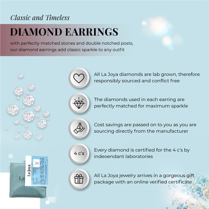 Inside Out Diamond Hoop Earrings for Women | White and Yellow Gold Plated Real 925 Sterling Silver 1/2-2 CT. TW. Lab Grown Diamond Earrings for Women