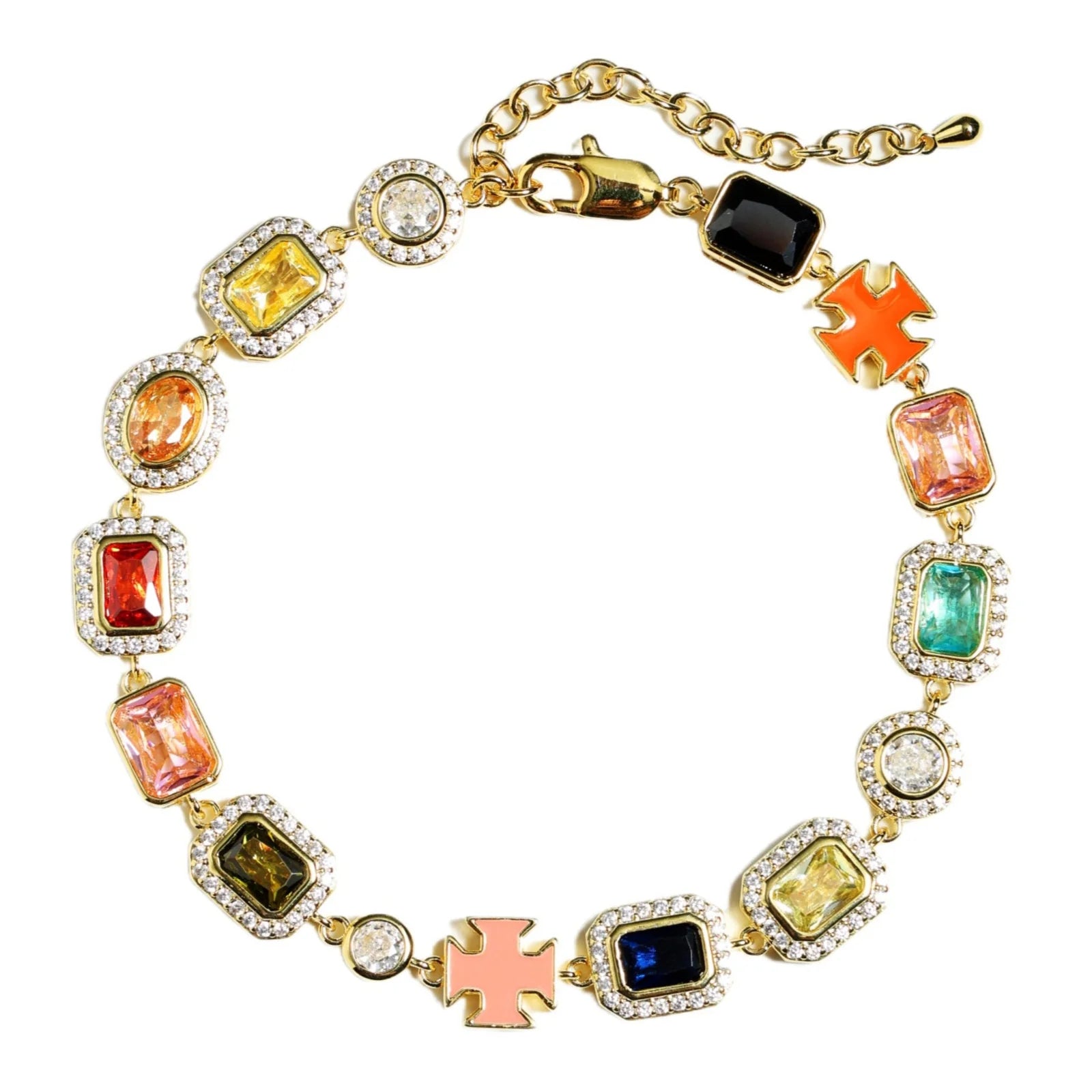 Gold Solstice Bundle (Gemstone Necklace＆ Bracelet)