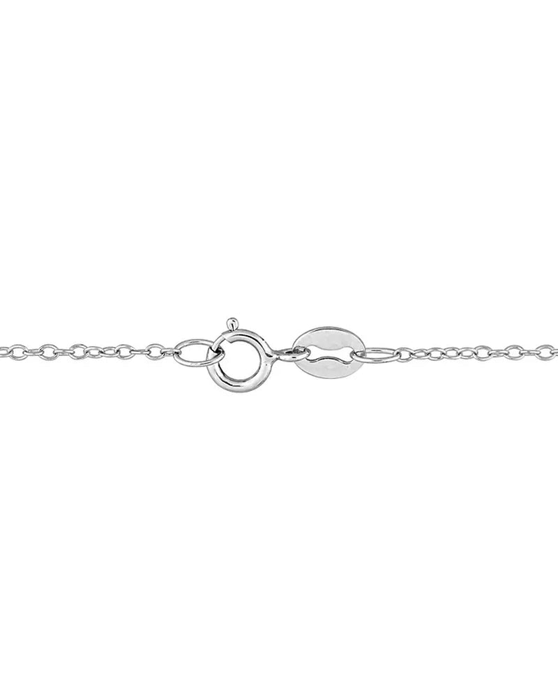 Amethyst (3 Ct. T.W.) Graduated Open Circle Necklace in Sterling Silver